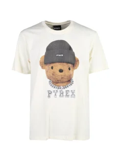 Pyrex T-shirt da uomo in cotone - panna