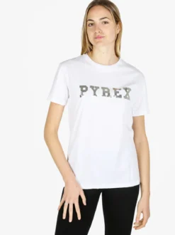 Pyrex T-shirt donna in cotone con logo