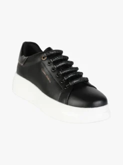 Queen Helena Sneakers donna con lacci elastici e platform