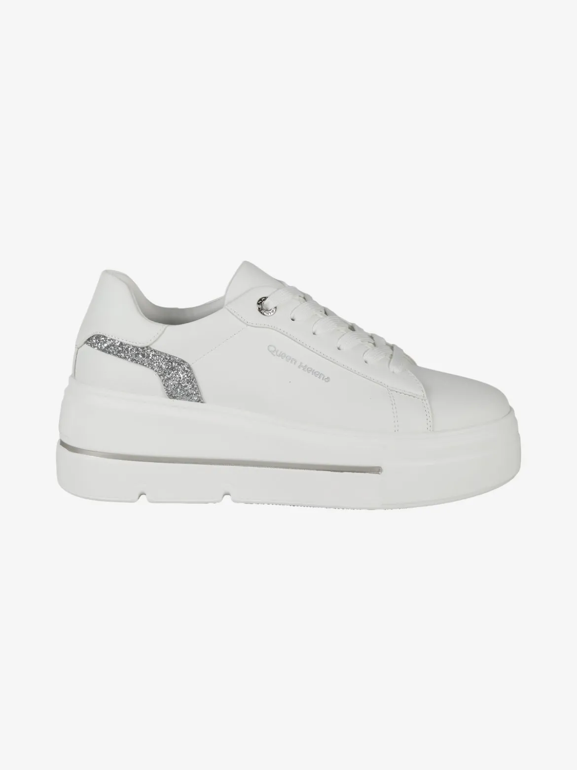 Queen Helena Sneakers donna con platform e glitter