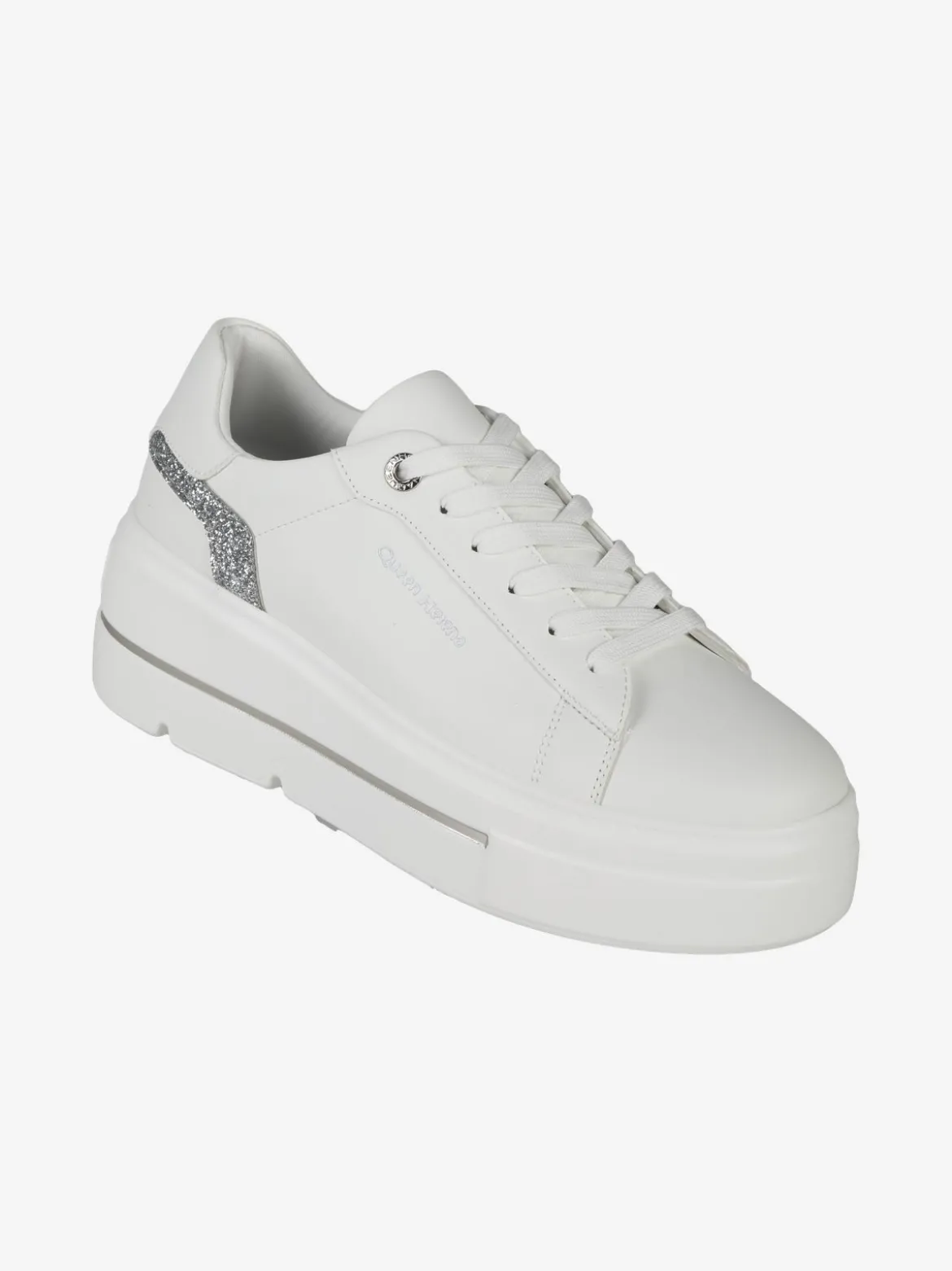 Queen Helena Sneakers donna con platform e glitter