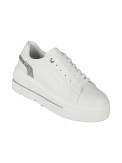 Queen Helena Sneakers donna con platform e glitter