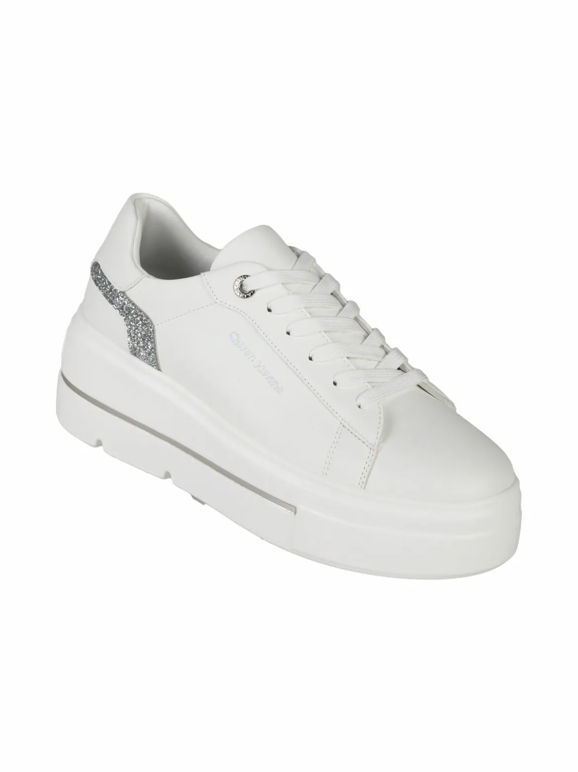 Queen Helena Sneakers donna con platform e glitter