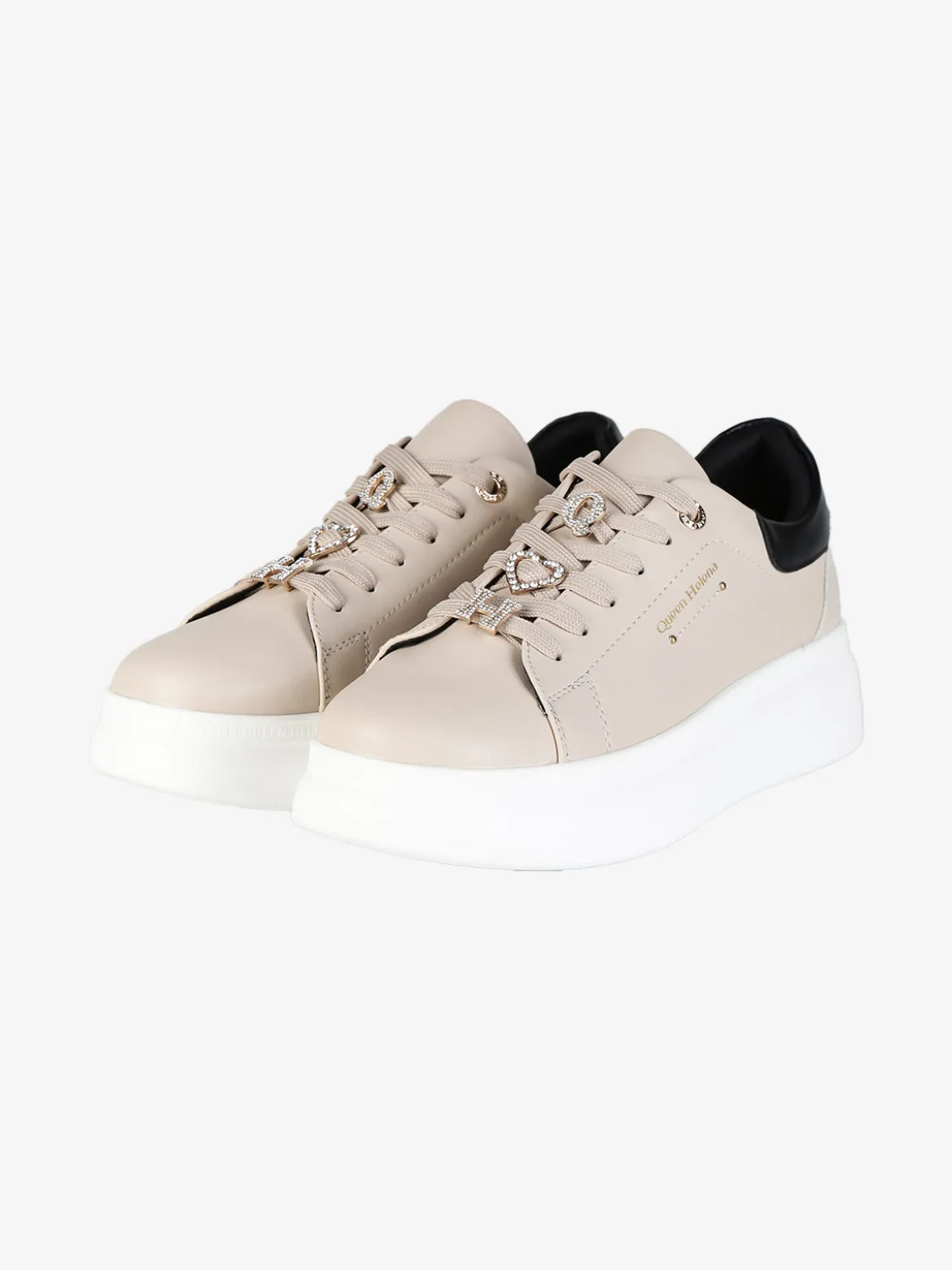 Queen Helena Sneakers donna gioiello con platform