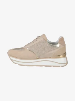 Queen Helena Sneakers donna scamosciate con platform