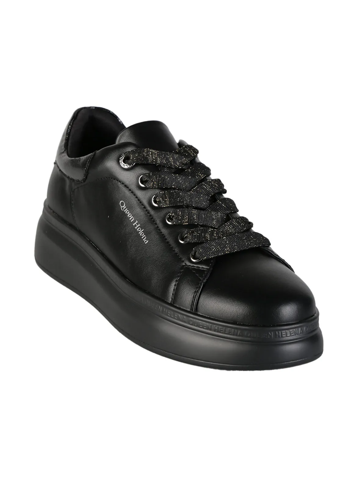 Queen Helena Sneakers donna stringate con platform