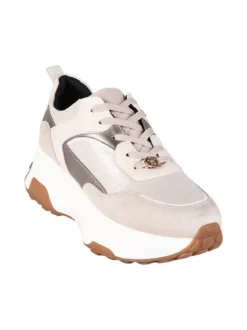 Queen Helena Sneakers donna stringate con platform