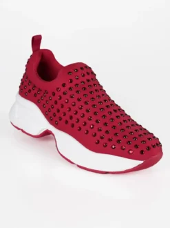 Queen Helena Sneakers slip on con borchie