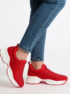 Queen Helena Sneakers slip on con borchie