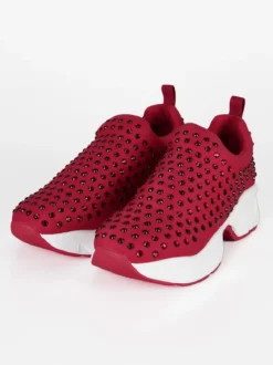 Queen Helena Sneakers slip on con borchie