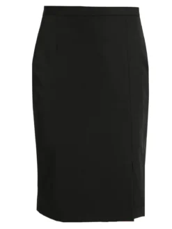 Radaus Gonna longuette donna con spacco - nero