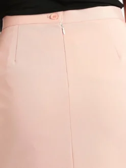 Radaus Gonna longuette donna con spacco - rosa