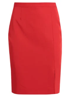 Radaus Gonna longuette donna con spacco - rosso