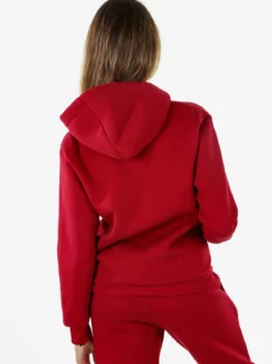 Raggi Lunari Felpa pesante da donna con cappuccio - bordeaux