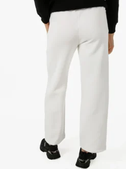 Raggi Lunari Pantaloni da donna in felpa a gamba larga con coulisse - bianco