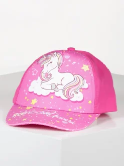 Rainbow Cappello unicorni da bambina con visiera