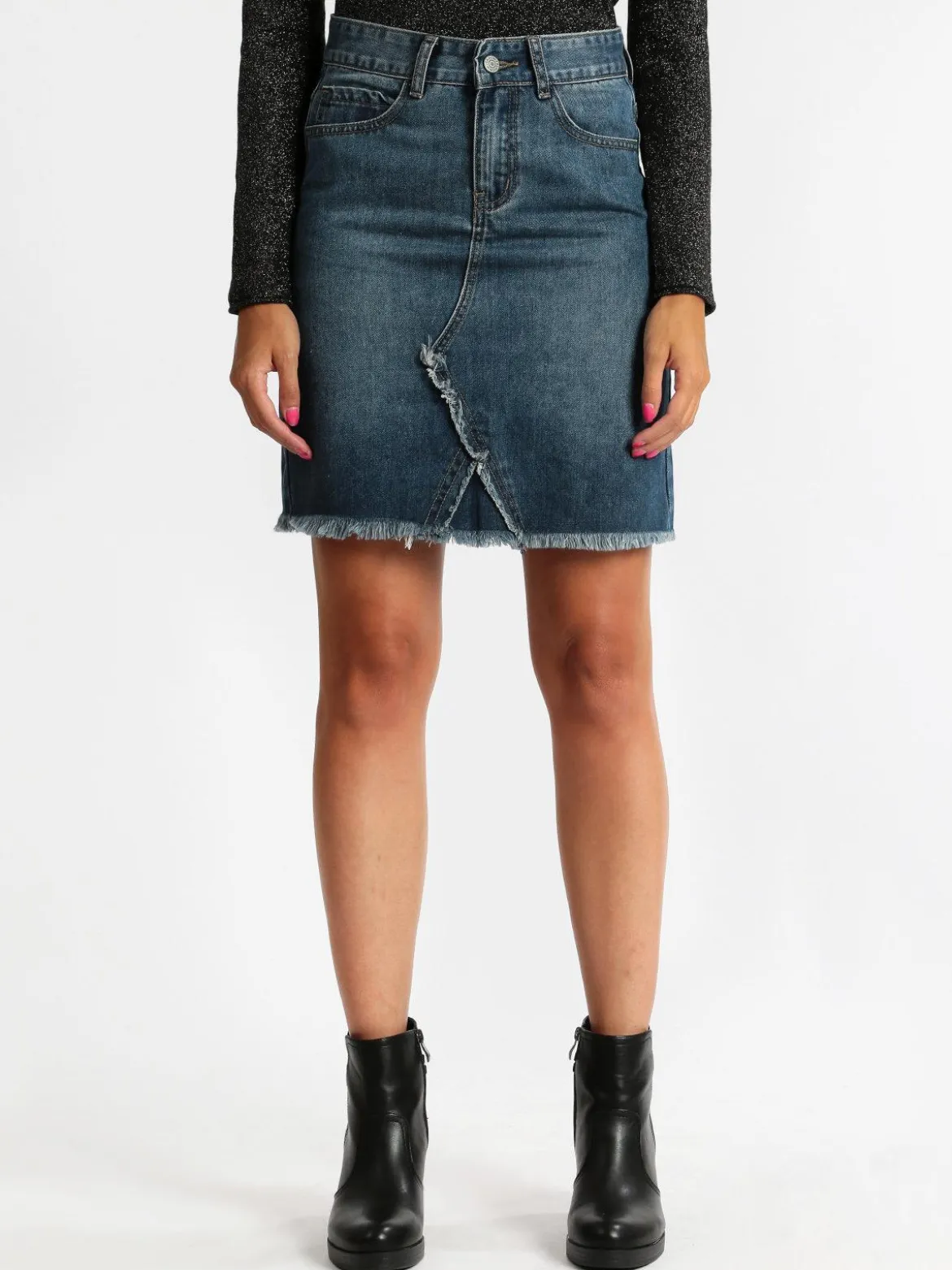 Redseventy Gonna di jeans midi