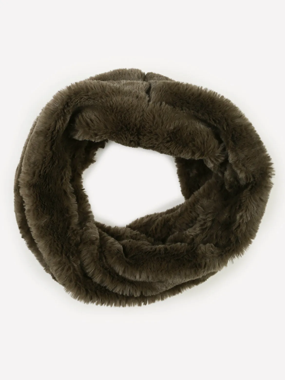 Regina Schrecker Sciarpa ad anello in ecopelliccia