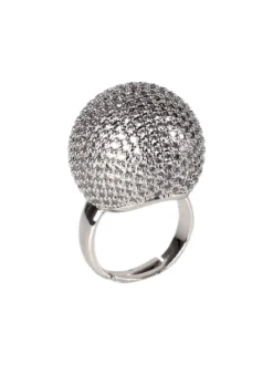 Rejena Anello donna a palla luccicante