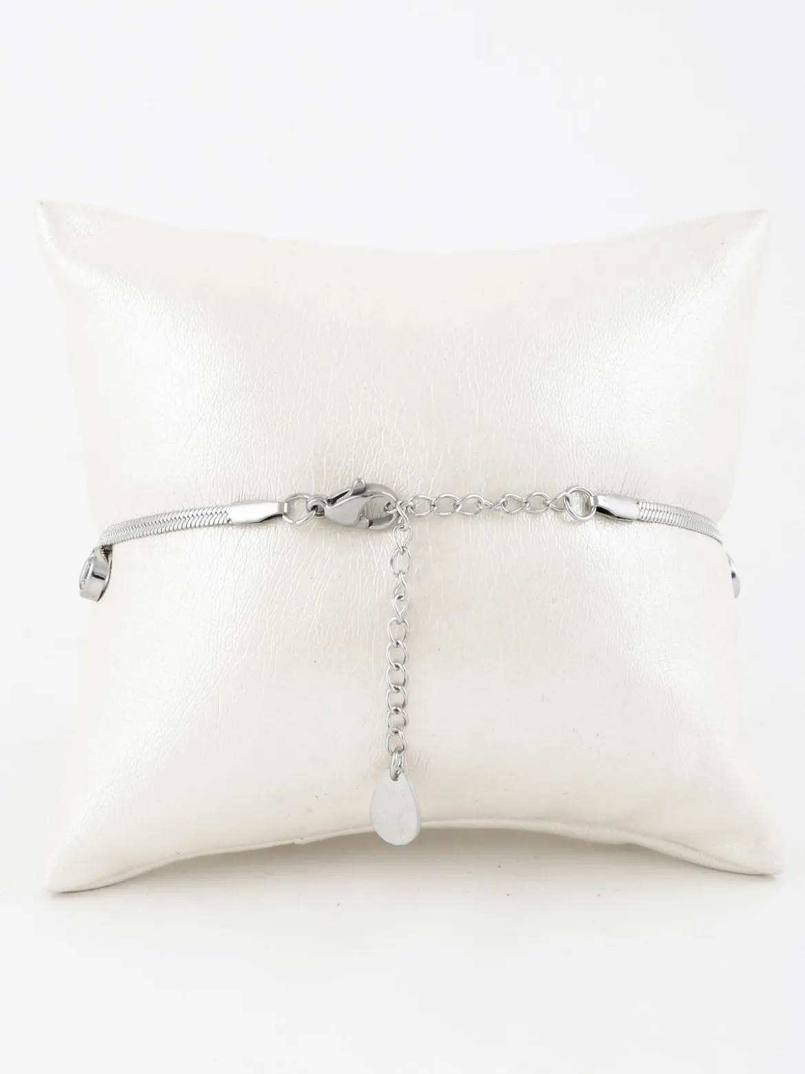 Rejena Bracciale piatto con strass