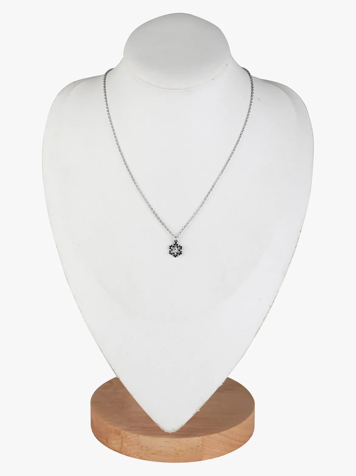 Rejena Collana sottile da donna con charm ghiaccio