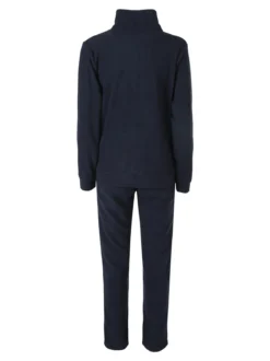 Renato Balestra Completo tuta da donna 2 pezzi in pile con zip - blu scuro