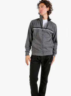 Renato Balestra Completo tuta da uomo 2 pezzi con felpa zip e pantaloni - antracite