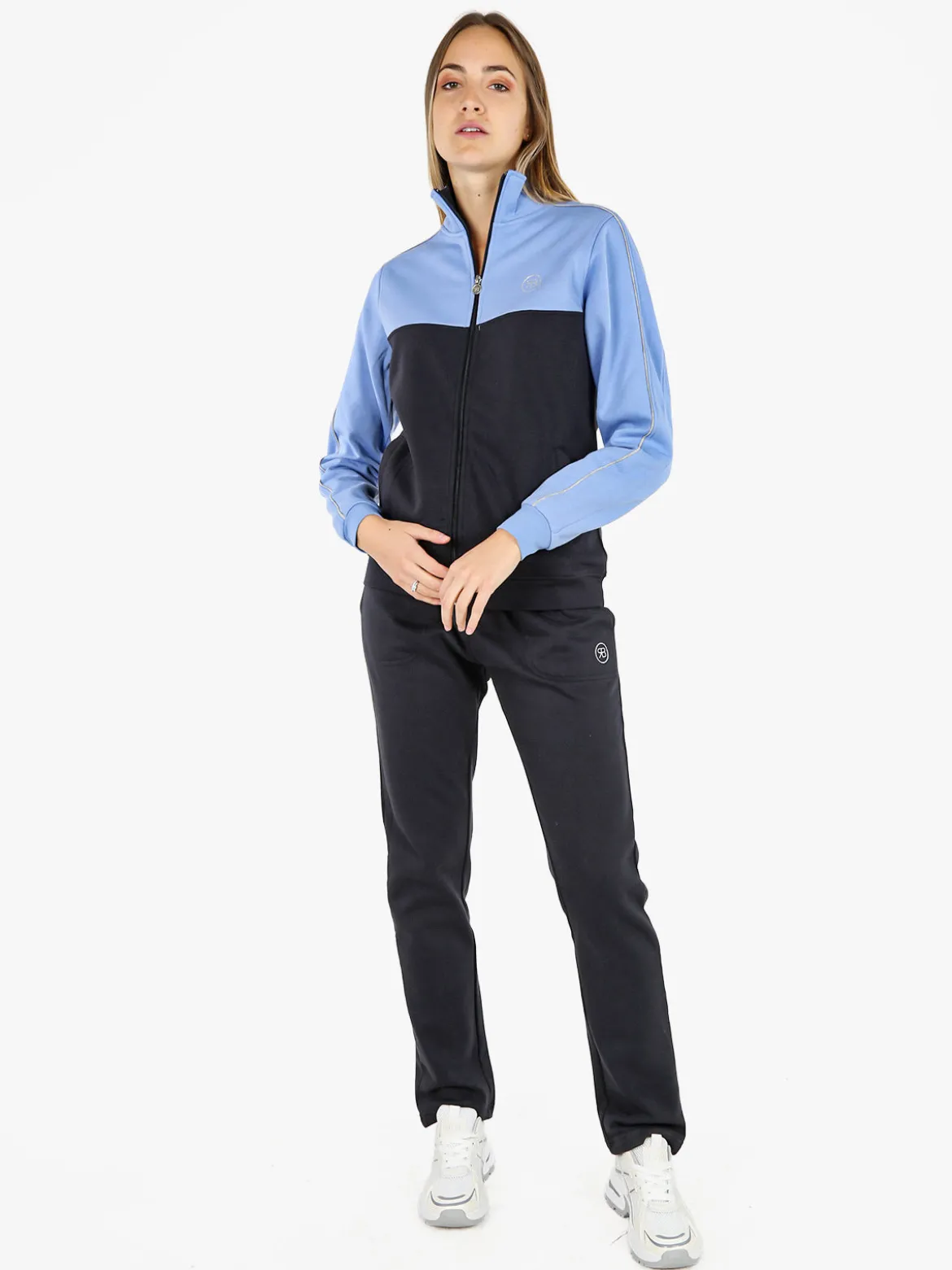Renato Balestra Completo tuta donna con felpa e pantaloni - azzurro