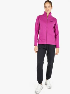 Renato Balestra Completo tuta donna 2 pezzi con felpa e pantaloni - fucsia
