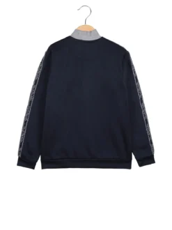 Renato Balestra Felpa da bambino full zip con strisce sulle maniche