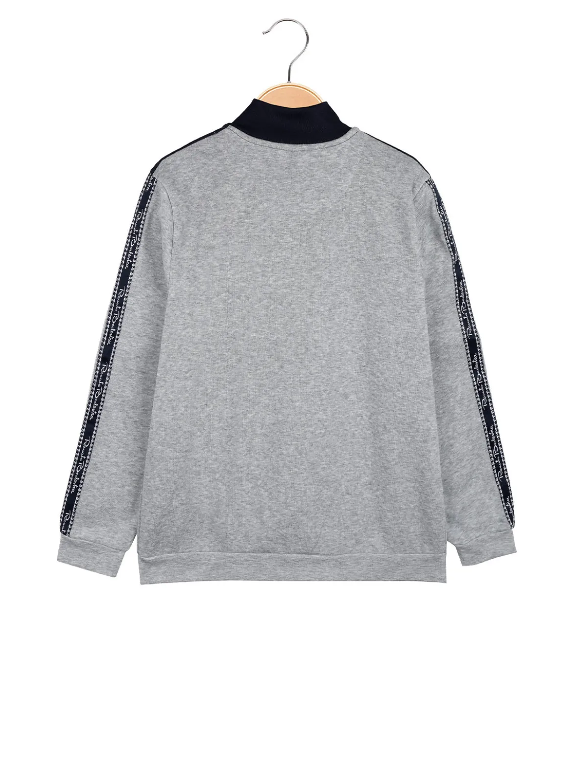 Renato Balestra Felpa pesante da ragazzo full zip con strisce sulle maniche