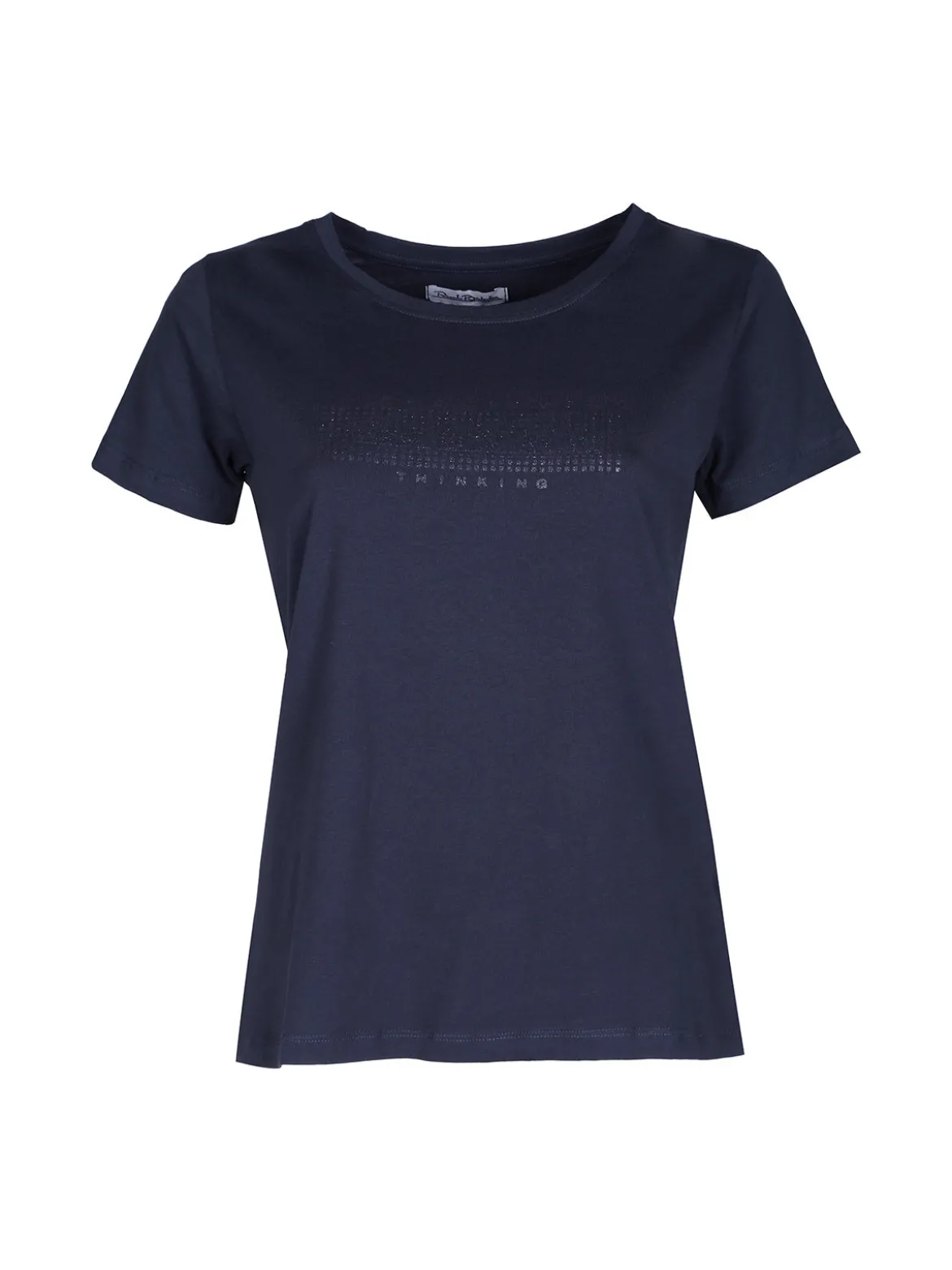 Renato Balestra T-shirt donna in cotone bielastico con glitter