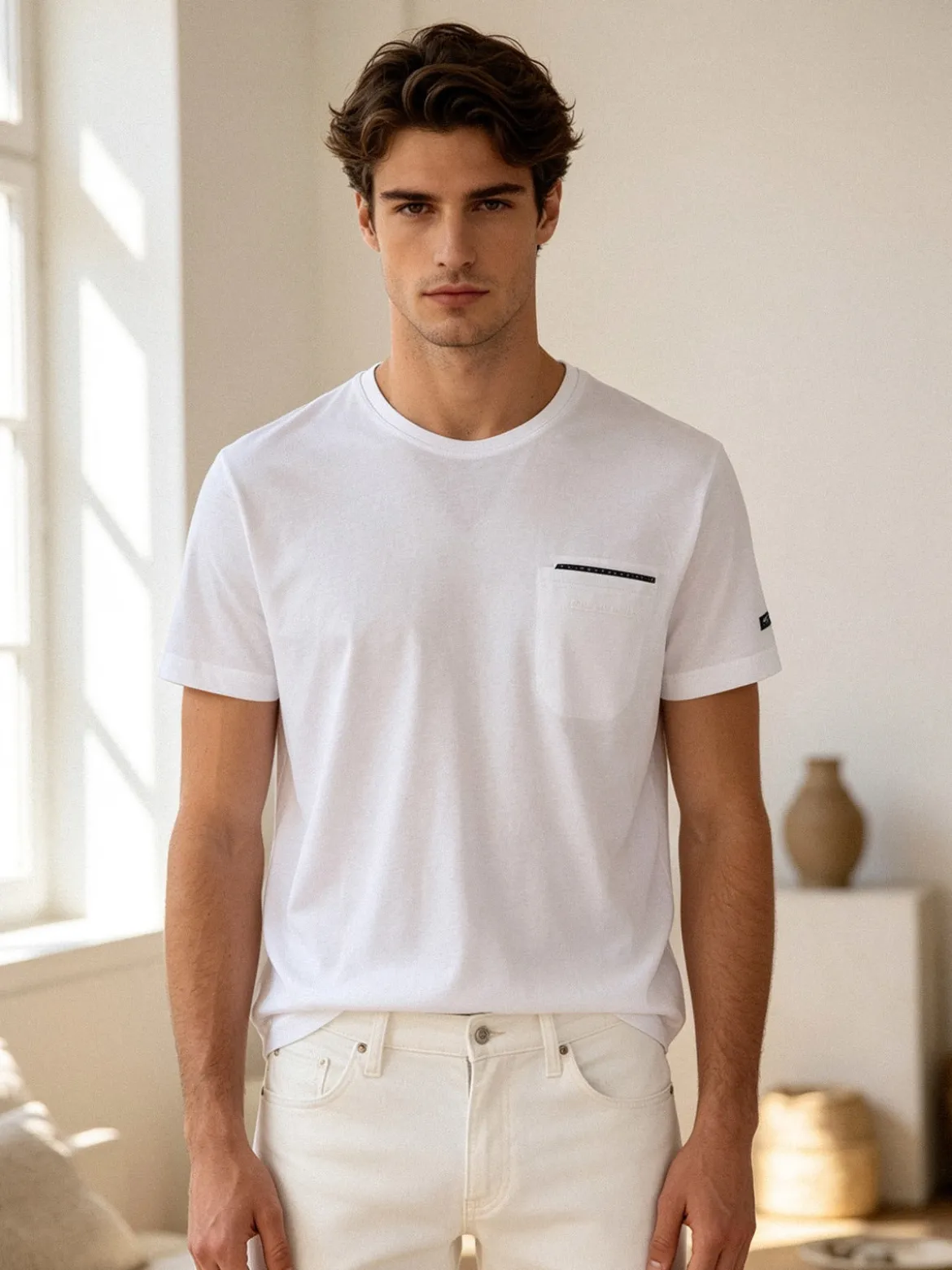 Renato Balestra T-shirt manica corta uomo con taschino