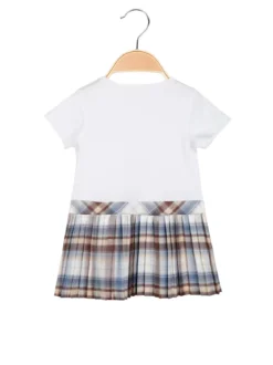 Re Panda Completo 2 pezzi da neonata con vestito + giacca in jeans