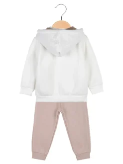 Re Panda Completo tuta da neonata 3 pezzi con cappuccio e zip