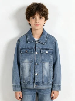 Re Panda Giacca in jeans da bambino - jeans