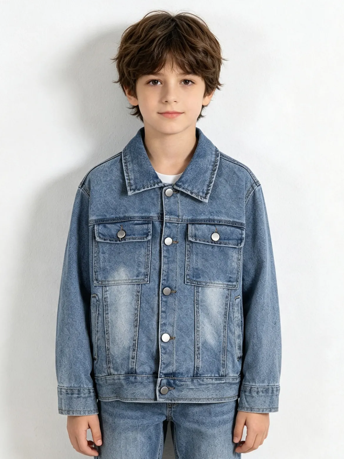 Re Panda Giacca in jeans da bambino - jeans
