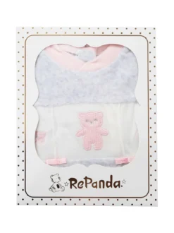 Re Panda Tutina da neonata in ciniglia