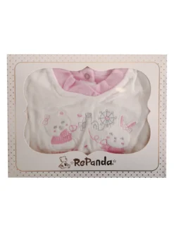 Re Panda Tutina da neonata in ciniglia