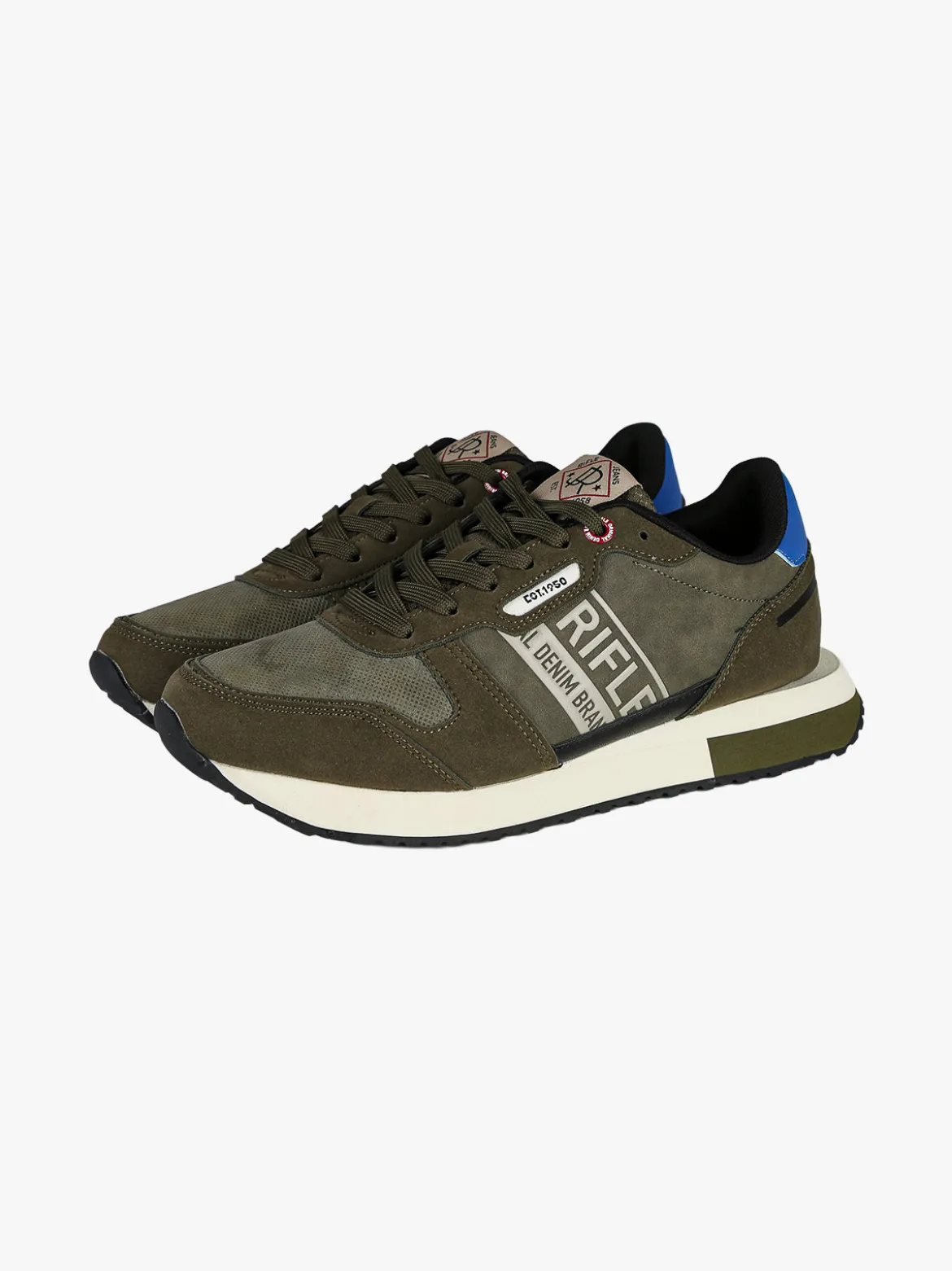 Rifle EVARAGE Sneakers da uomo stringate - militare