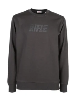 Rifle Felpa girocollo da uomo invernale con logo - grigio scuro