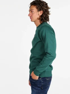Rifle Felpa girocollo da uomo invernale con logo - verde