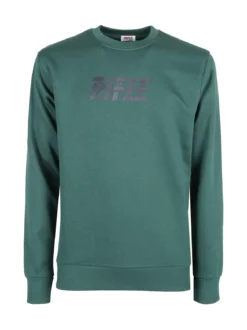 Rifle Felpa girocollo da uomo invernale con logo - verde