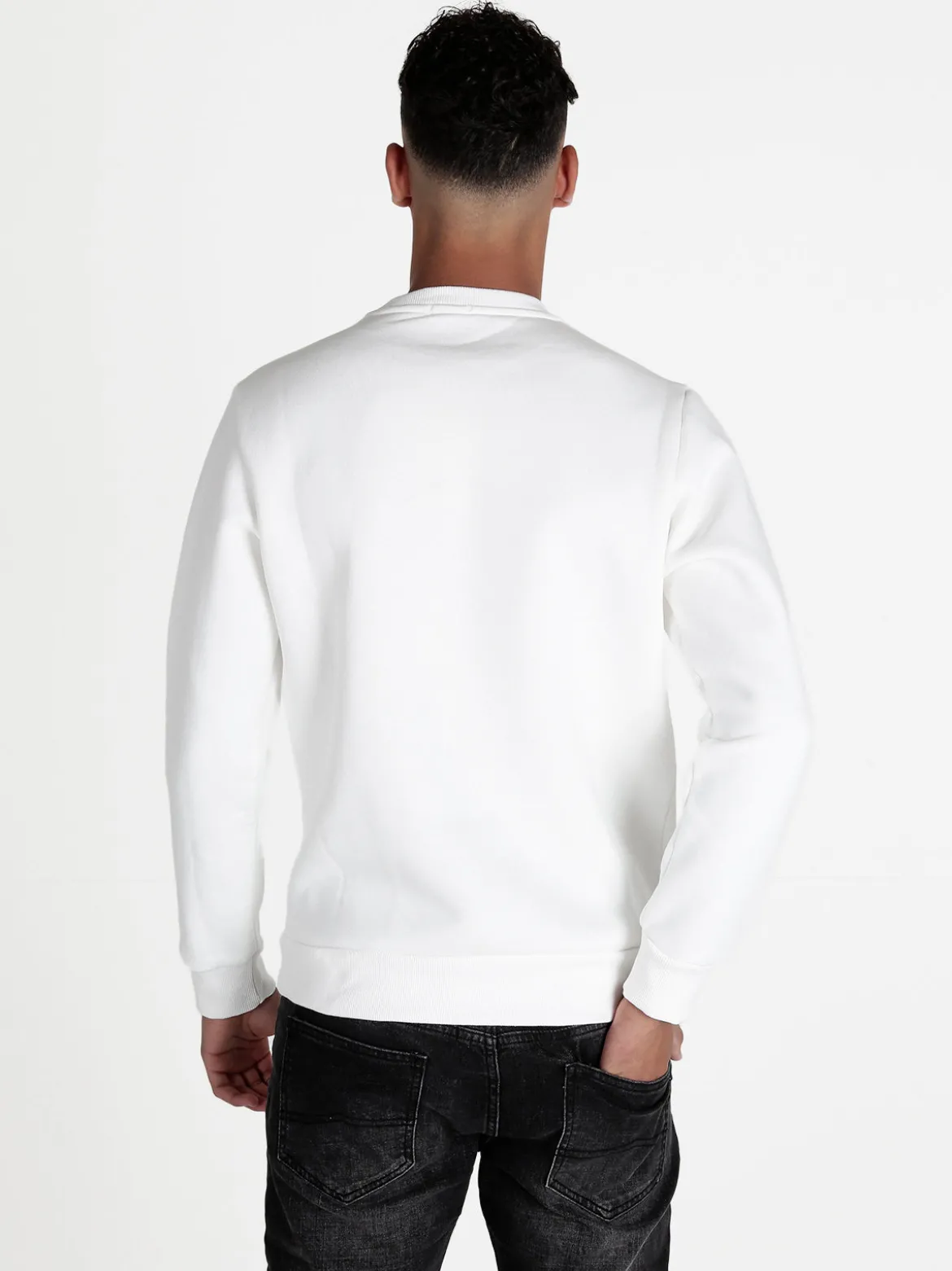 Rifle Felpa girocollo pesante da uomo