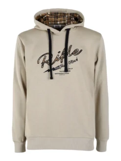 Rifle Felpa invernale da uomo con cappuccio - sabbia