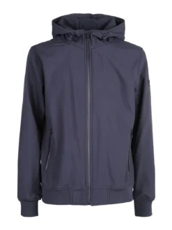Rifle Giacca da uomo con cappuccio e zip - blu scuro