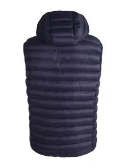 Rifle Gilet da uomo imbottito con cappuccio - blu scuro