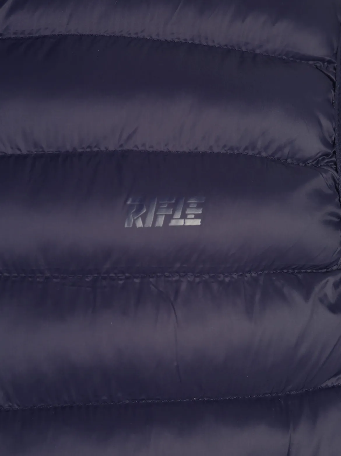 Rifle Gilet da uomo imbottito con cappuccio - blu scuro