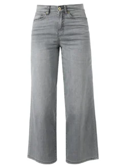 Rifle Jeans donna a gamba larga - grigio