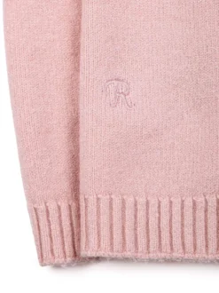 Rifle Sciarpa in maglia tinta unita - rosa